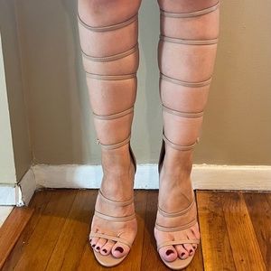 Steve Madden gladiator leather pumps